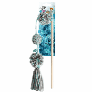 All for Paws Brinquedo Gato Cana Knotty Habit - Yarn Pom Pom