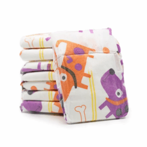 Fraldas descartáveis para cachorros fêmeas - aroma a pêssego - (12Und)