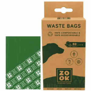Sacos para excrementos 100% compostáveis e biodegradáveis