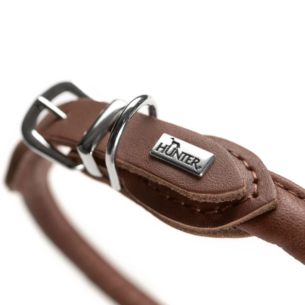 Hunter Coleira Pele Red Soft Castanha - Image 3
