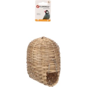 Flamingo Ninho De Bamboo Para Aves