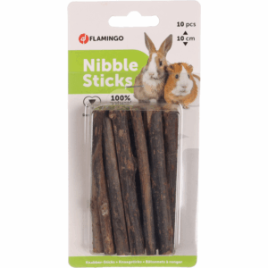 Flamingo Sticks Redondo De Madeira Para Roedores
