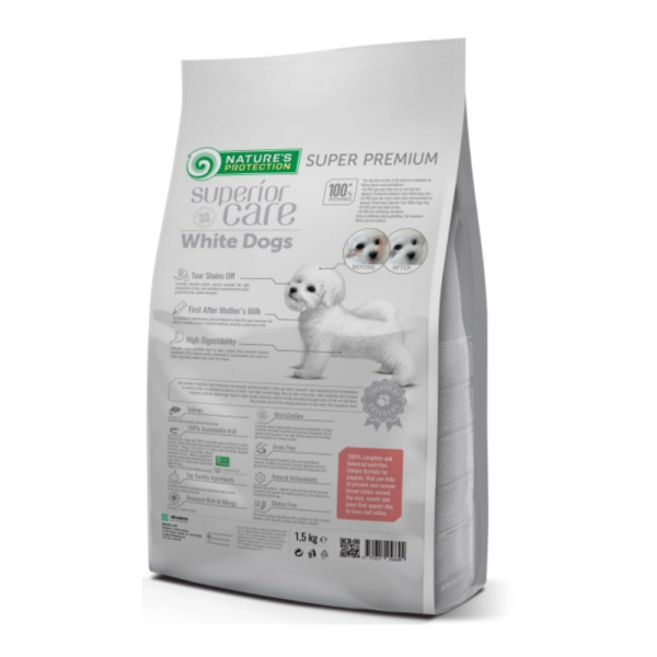 Nature’s Protection Superior Care White Dogs Grain Free Salmon Starter para filhotes Cão - Image 2