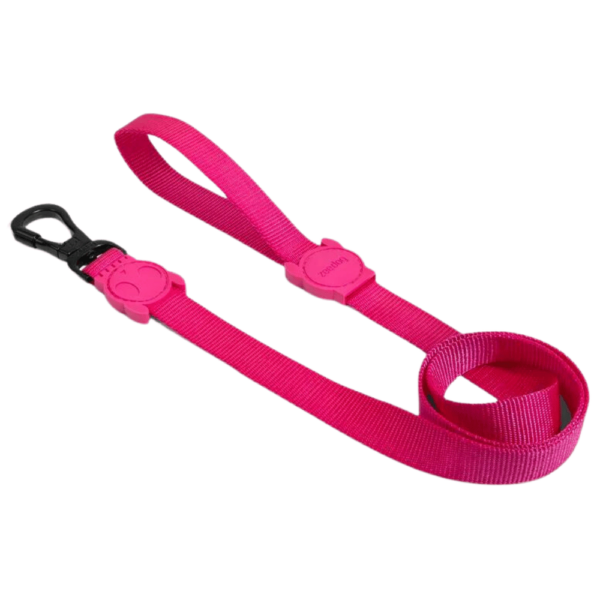 Zee.Dog Trela LED Rosa