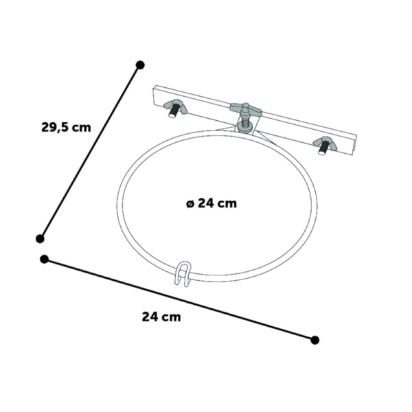 Flamingo Comedouro P/Fixar Parede 2,8L - Image 3
