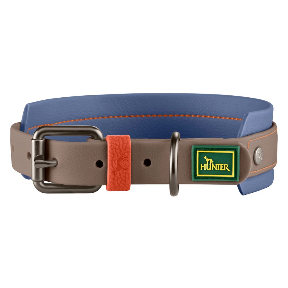 Hunter Coleira Havanna Taupe/Azul 65 L/XL