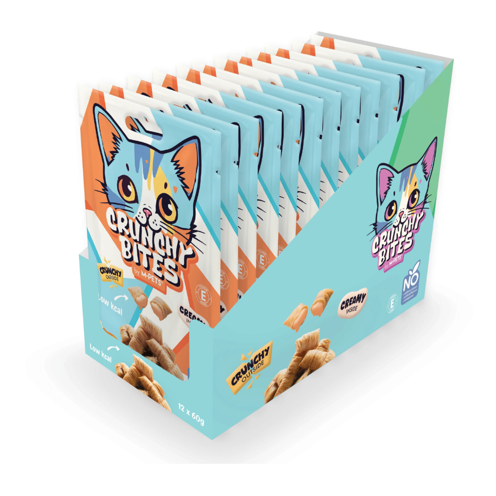 Snack para gato sabor frango em embalagem de 60g Pack