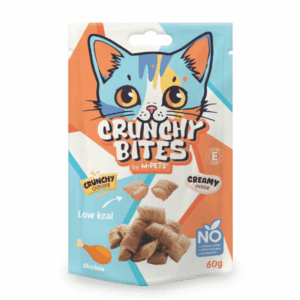 Snack para gato sabor frango em embalagem de 60g