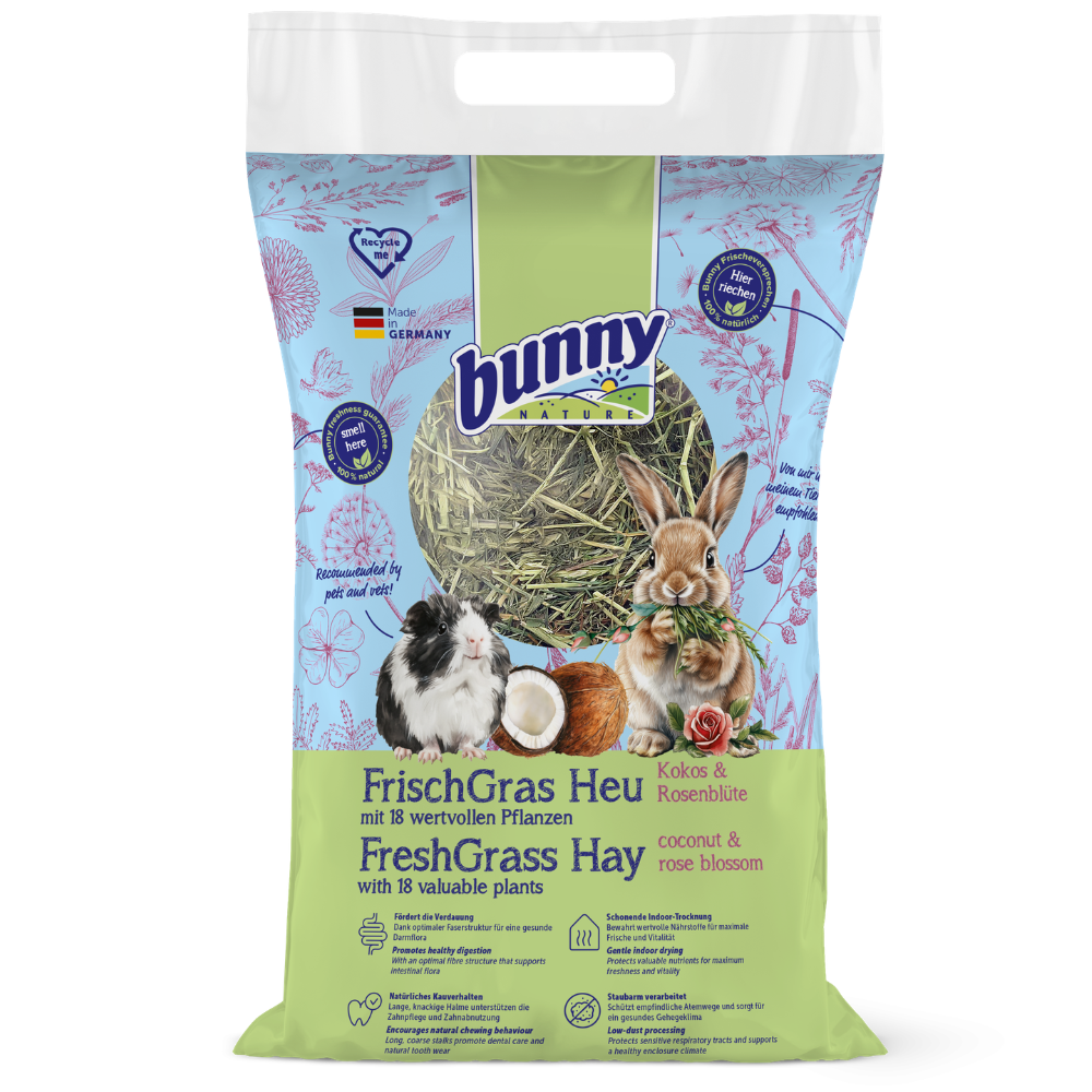 Bunny Feno com Côco e Flor de Rosa 500G