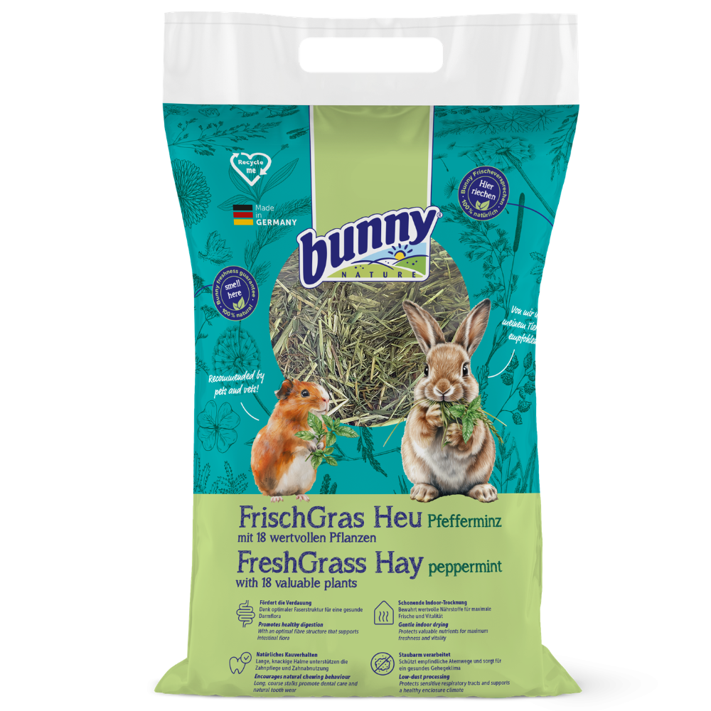 Bunny Feno com Hortelã-Pimenta 500G