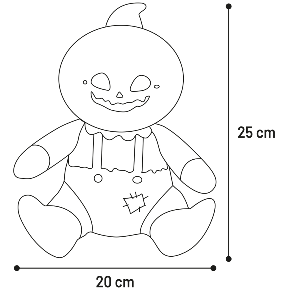 Brinquedo Halloween Pompo Homem Laranja - Image 3