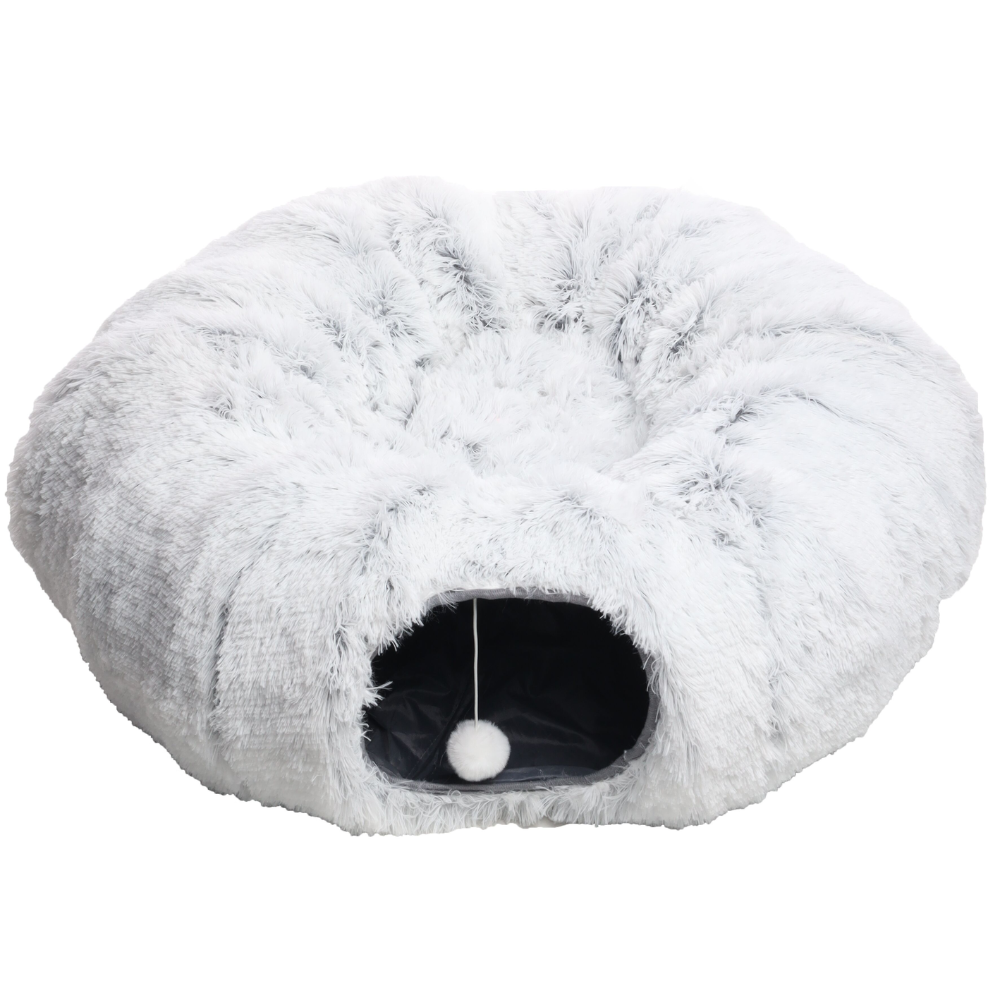 Brinquedo Cama Túnel com Bola Cinzento - Image 3