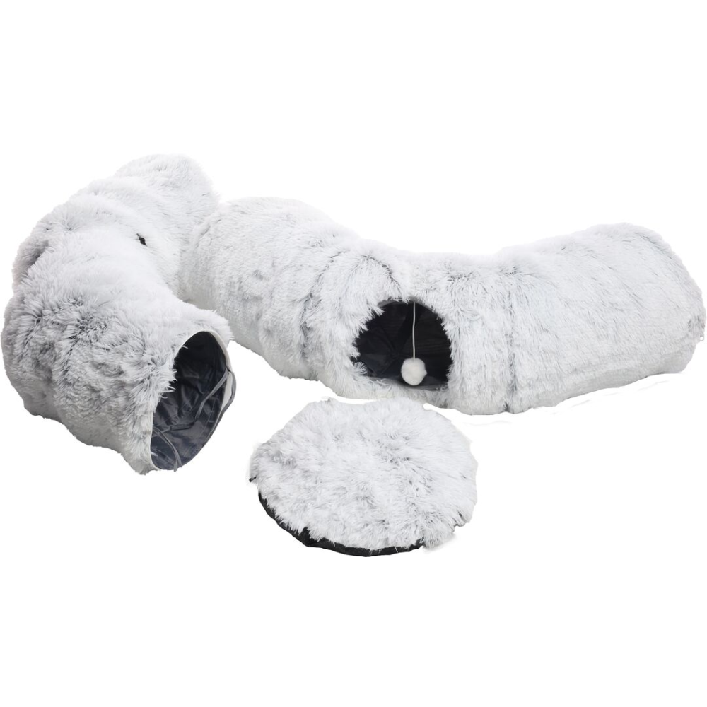 Brinquedo Cama Túnel com Bola Cinzento - Image 4
