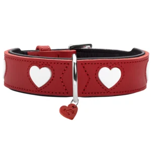 Hunter Coleira Love Vermelho/Preta