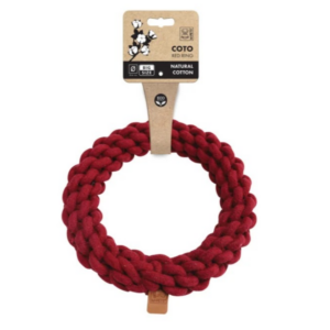 Brinquedo Cão Corda Vermelho Loop 25CM